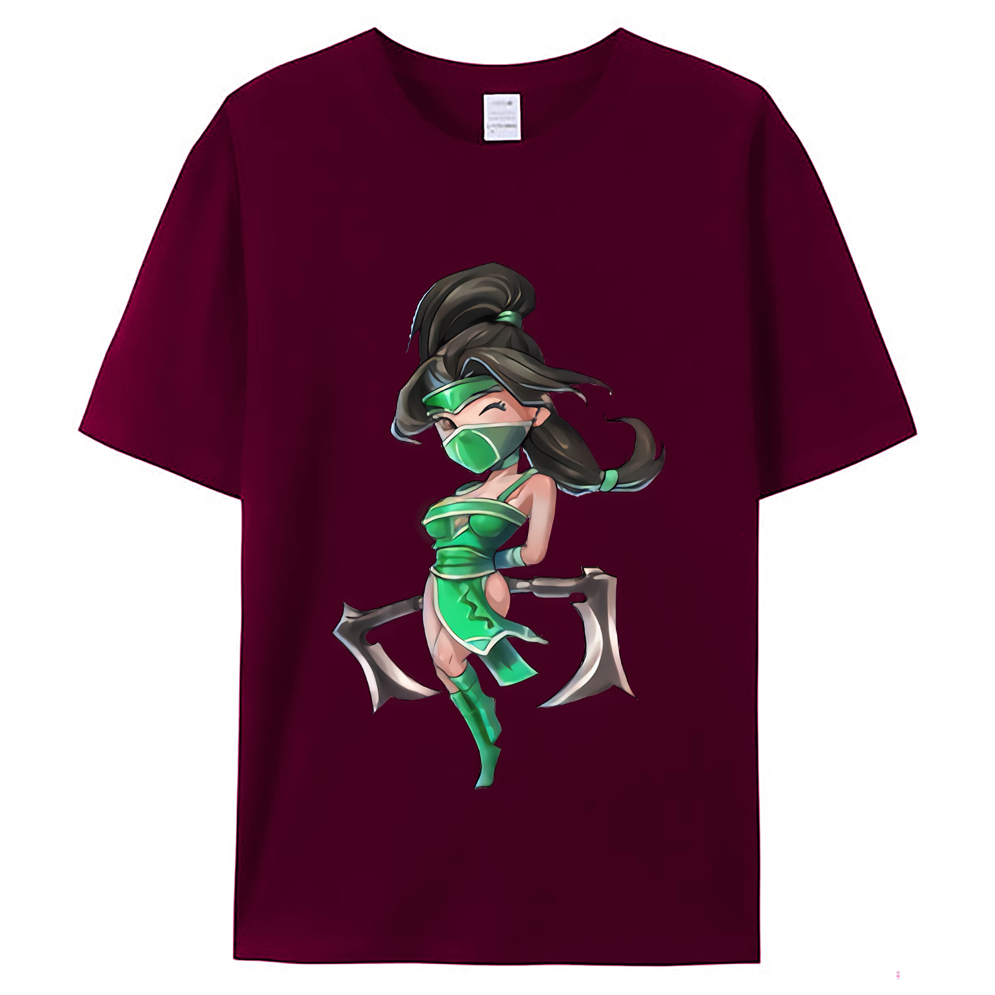 （画像用） リーグ・オブ・レジェンド League of Legends LOL レディースカジュアルプリントTシャツ（綿100％）